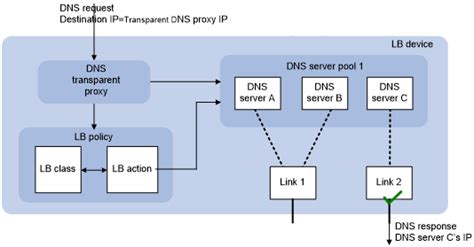 Transparent DNS proxies